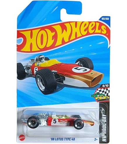 ホットウィール 67 LOTUS TYPE 49 10台 Amazon.com: Hot Wheels '67 Lotus Type 49, HW Race Day 8/10 [Green